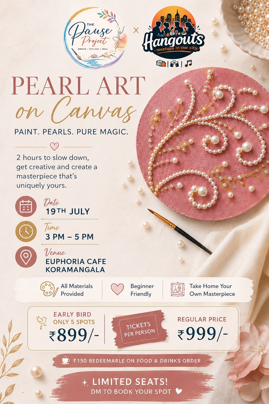 Pearl Art on Canvas
